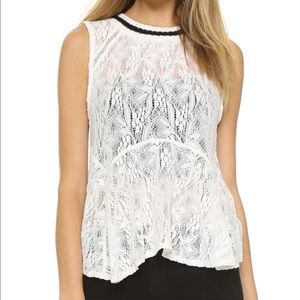 Free people- maisie lace tank F21🌺